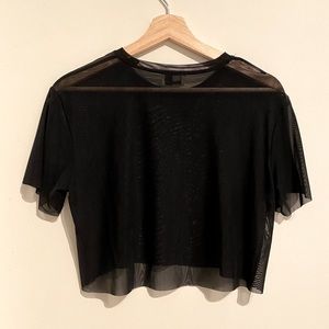 Mesh black top